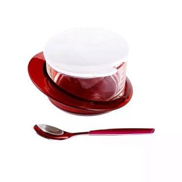 Imagem de Açucareiro Multiuso Queijo Ralado Geléia Glamour Bugatti