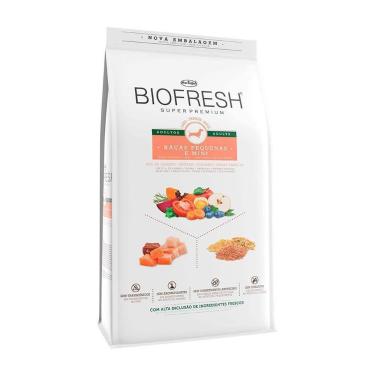 Imagem de Ração Biofresh Para Cães Adultos de Raças Pequenas e Mini Mix Carne 1K