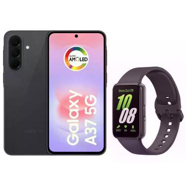 Imagem de Smartphone Samsung Galaxy A37 256GB Preto - 5G + Smartband Samsung Gal