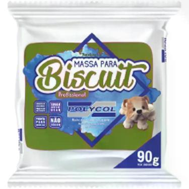 Imagem de Massa de Porcelana Fria Biscuit 90G Verde Oliva - Polycol