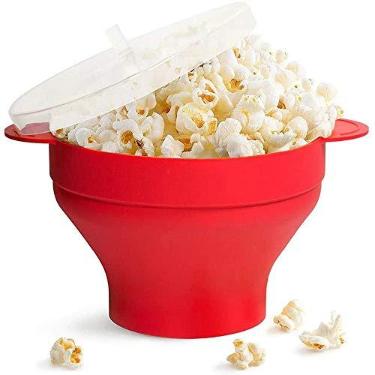 Imagem de Pipoqueira de Silicone Microondas Pipoca Sem Óleo Saudável