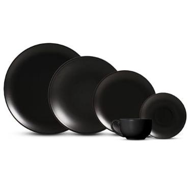 Imagem de Aparelho de Jantar Alleanza 30 pçs Preto Acetinado