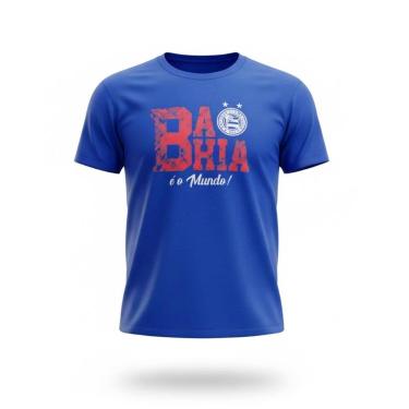 Imagem de Camisa Bahia Esquadrão Basic Algodão Azul - Masculino Tamanho:PCor:Azu