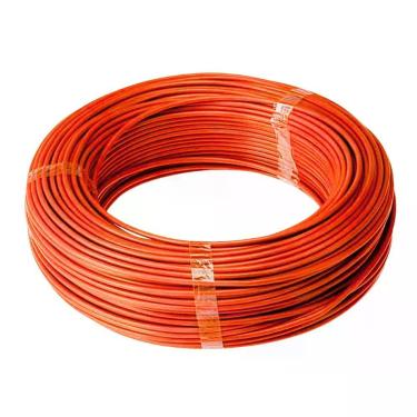 Imagem de Cabo Elétrico Condex Flexível Isolação Dupla Camada Vermelho Sil 4MM2 750V Rolo com 100 Metros