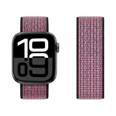 Imagem de Pulseira De Nylon Para Apple Watch 44mm 40mm 45mm 41mm 42mm 38/45mm Br