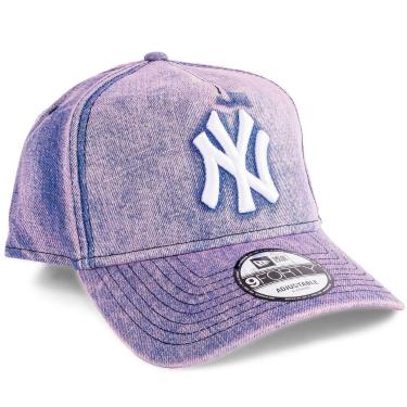 Imagem de Boné New era 9FORTY A-Frame NY New York Yankees NFL original Cor:RosaT