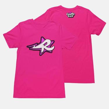 Imagem de  Camiseta Rosa Emilly vick Novo Elemento  Dos Rosas estrela Youtube - 