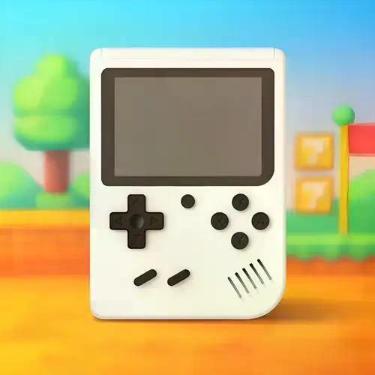 Imagem de Mini Console Portátil OIH-5914 Branco com Tela Colorida e Saída AV - O