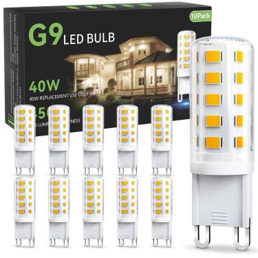 Imagem de Lâmpada LED TJOY G9 4W 3000K, branca macia e quente, 450 lm, 120 V, pa
