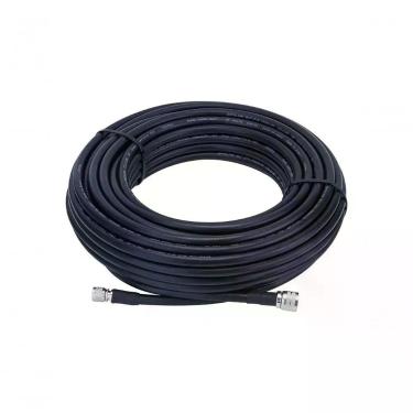 Imagem de Cabo de Descida Proeletronic RGC213 20M para Celular Fixo com Baixa Atenuação e Conectores N e TNC 20M