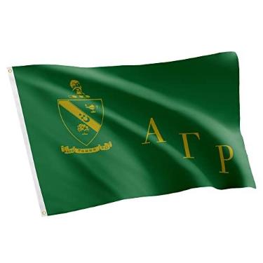 Imagem de Bandeira de Fraternidade Alpha Gamma Rho Chapter 0,9 m x 1,5 m Poliéster Banner Decoração agr
