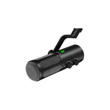 Imagem de Microfone Gamer Dinâmico Fifine Tank3, XLR e USB-C, Podcast e Estúdio, Preto - TANK3