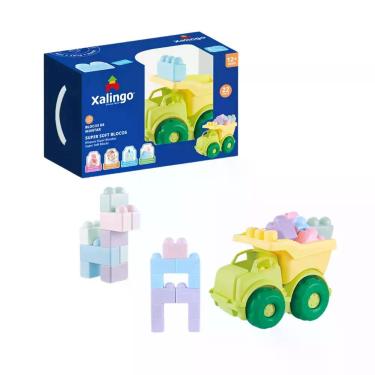 Imagem de Soft Blocos Carrinho 22 Peças Brinquedo Infantil Xalingo - 63109