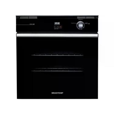 Imagem de Forno de Embutir a Gás 78 Litros Brastemp Timer Grill BOA84AERNA, Pret