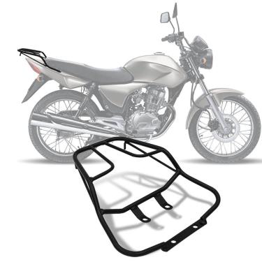 Imagem de Bagageiro Suporte Bauleto Pro Tork Sansão Moto Fan 125 09 a 13 Titan 1
