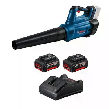 Imagem de Soprador de Folhas Bosch a bateria 18V Gbl 18V-750 + 2 baterias de 4,0