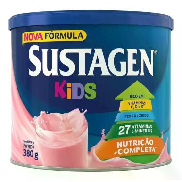 Imagem de Sustagen Fórmula Infantil Sabor Morango com 380g