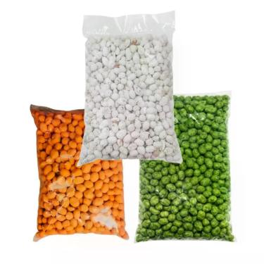 Imagem de Kit Amendoim Salgados de Pimenta, Cebola e Salsa e Coco Doce - Vupi, 5
