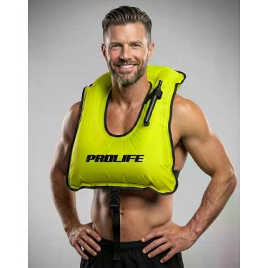 Imagem de Colete Flutuador Inflável Surface Prolife Até 100kg Leve Compacto Ajus