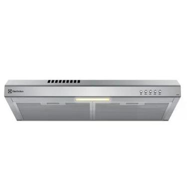 Imagem de Depurador de Ar Electrolux 60 cm Inox Alto Poder de Sucção, Luz LED e Filtragem Dupla (DE6SS)
