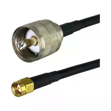 Imagem de Cabo Coaxial RF UHF RG316 RG58 PL259 SO239 Para SMA Macho Fêmea Com Co