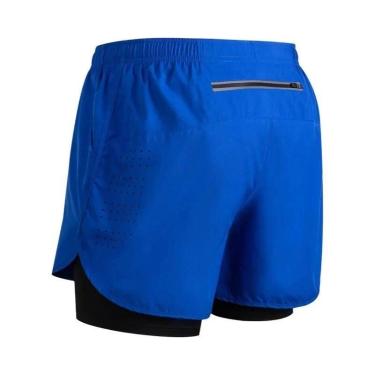 Imagem de Shorts Masculinos De Secagem Rápida 2 Em 1 Para Academia E Corrida, Te