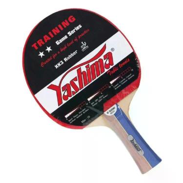 Imagem de Raquete Yashima Tenis de Mesa Borracha Lisa Com Esponja - Pt, Pto, Ver