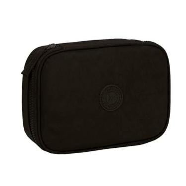 Imagem de Estojo Box Grande BakPak Unissex BP25E22 Quadrado Divisória (Preto)