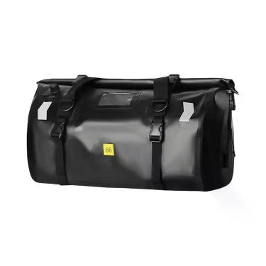 Imagem de Bolsa De Selim Para Motocicleta Impermeável Preta 20L-130L, Mochila De