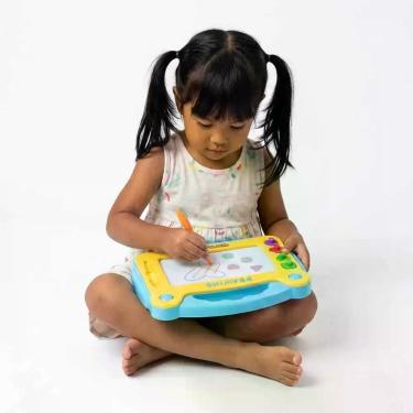 Imagem de Lousinha Magica Galinha Pintadinha Lousa Infantil c/Carimbos Magnetico