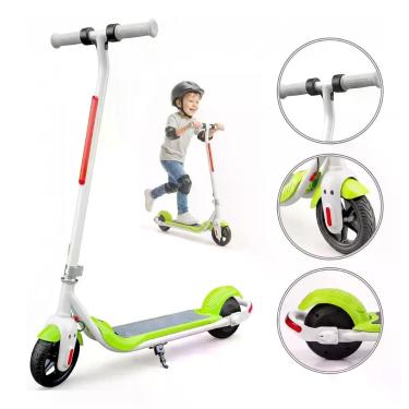 Imagem de Patinete Elétrico Infantil Com Luzes Led Multicoloridas - Bolin, Verde