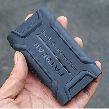 Imagem de Fat Bear Capa protetora robusta à prova de choque para Sony Walkman NW-A55HN A56HN A57HN A57HN A50 A55 A56 A57 (cinza)