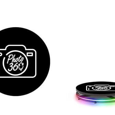 Imagem de Personalização De Adesivos De Logotipo Para Cabine De Fotos 360, Selecione O Tamanho Certo E Compartilhe Suas Imagens Para Começar A Personalizar Seu Logotipo., 80cm