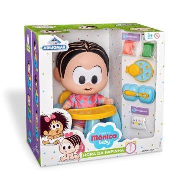 Imagem de Boneca Mônica Hora da Papinha Turma da Mônica Adijomar