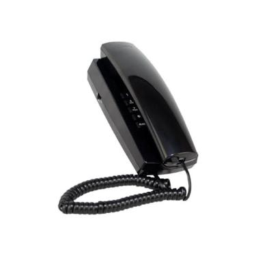 Imagem de Telefone de parede com fio preto HDL