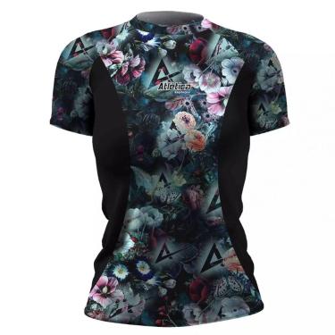 Imagem de Lycra Surf White Flower Feminina MC Atlética Esportes, GG