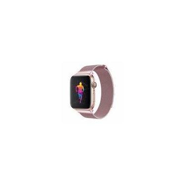 Imagem de Pulseira de Aço Milanese Loop compativel Apple Wattch 44mm e 42mm - Ro