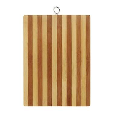Imagem de Tábua de Corte, em Bambu, para Cozinha, Grande, 36x25cm, Yangzi