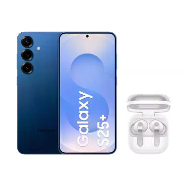 Imagem de Celular Samsung S25+ (512GB) - Azul Marinho + Buds4 Pro - Branco, 512G