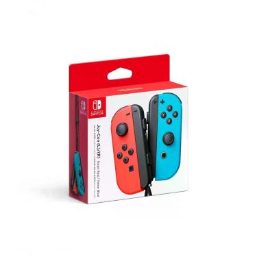 Imagem de Controle Joy-Con Nintendo Switch Neon Red e Neon Blue com HD Rumble e Sensores de Movimento