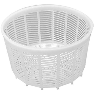 Imagem de Molde de queijo macio para fazer queijos 1,25 QT - Molde de queijo pequeno - Suprimentos de fabricação de queijo caseiro - Forma de creme - Molde para Queso Fresco Casero - Cesta de ricota feta