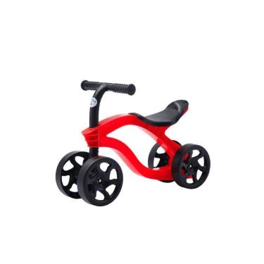 Imagem de Bicicleta de Equilíbrio Infantil 4 Rodas Sem Pedal Unitoyos Vermelha -
