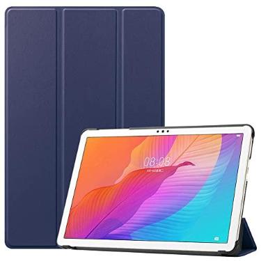 Imagem de Kepuch Couro-PU Capas Bolsas Estojos para Huawei MatePad SE AGS3K-W20,T10S 10.1" AGS3-L09 AGS3-W09,T10 9.7" AGR-L09 AGR-W09,Honor Pad X8 Lite AGM3-W09HN - Azul