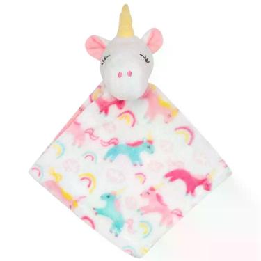 Imagem de Naninha Unicórnio Baby Original Buba Pelúcia, Rosa, Unicórnio