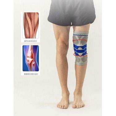Imagem de Joelheira Compressão Anel Haste Flexível 3d Musculação - oem, S
