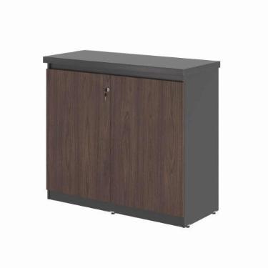 Imagem de Balcao Baixo 2 Portas Italia Freijo Preto - CASA H