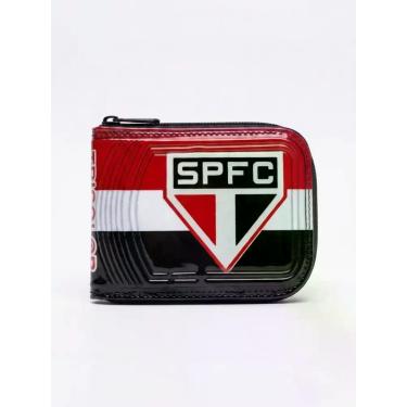 Imagem de Carteira Esportiva Zíper Porta Cartões Documentos Compacta 13x10 cm Di