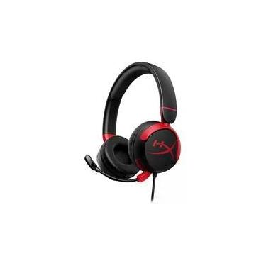 Imagem de Headset Gamer Infantil HyperX Cloud Mini, Com Fio e Limitador de Volume, USB-C, Preto - 7G8F4AA