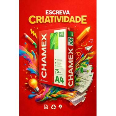 Imagem de Papel Chamex A4 500 Folhas Nova Embalagem