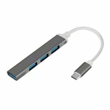 Imagem de Hub Usb-c 3.0 Tipo-c 4 Portas Otg Extensão Adaptador 5 Gbps
